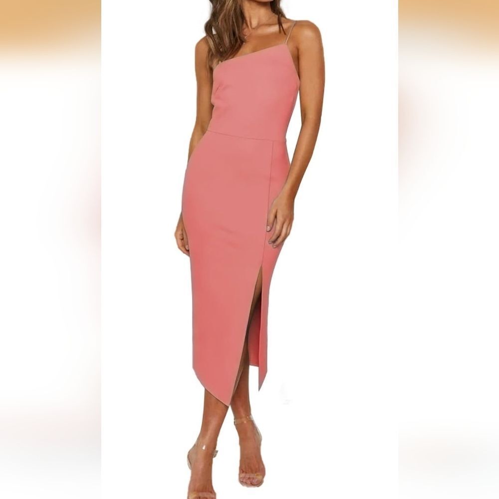 Elegant Pink Women's Dress